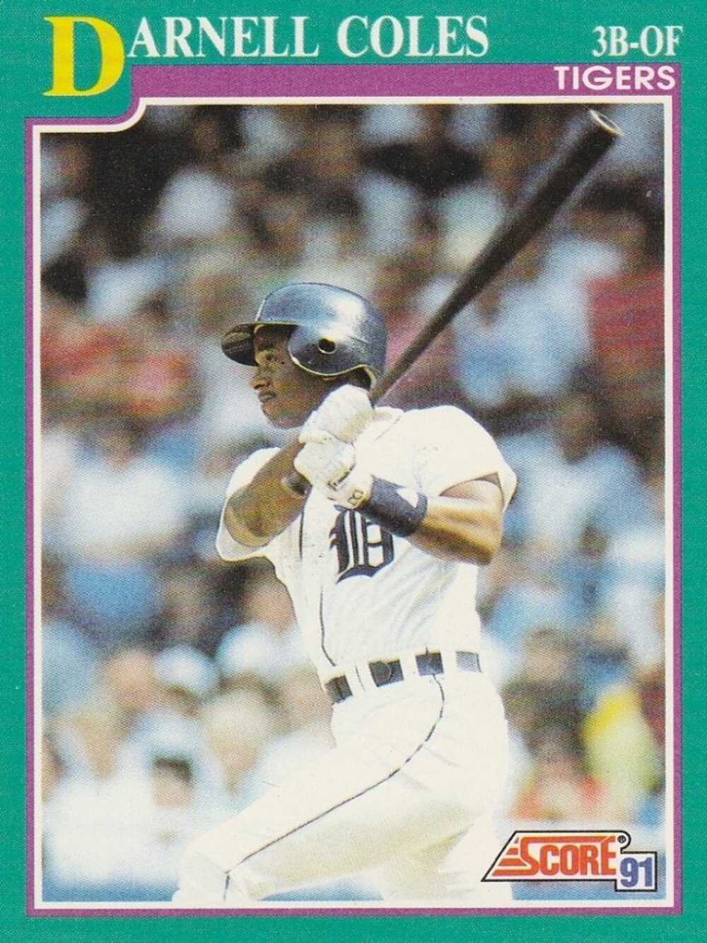Darnell Coles - Score 91 Baseball Card